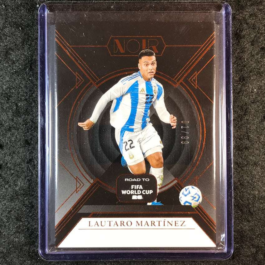 2025-26 Noir Road to FIFA World Cup LAUTARO MARTINEZ Base Bronze 1/99 #3