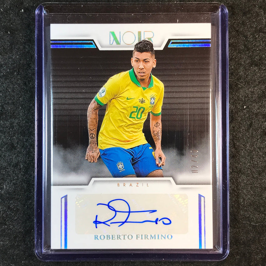 2025-26 Noir Road to FIFA World Cup ROBERTO FIRMINO Color Auto Silver 2/49