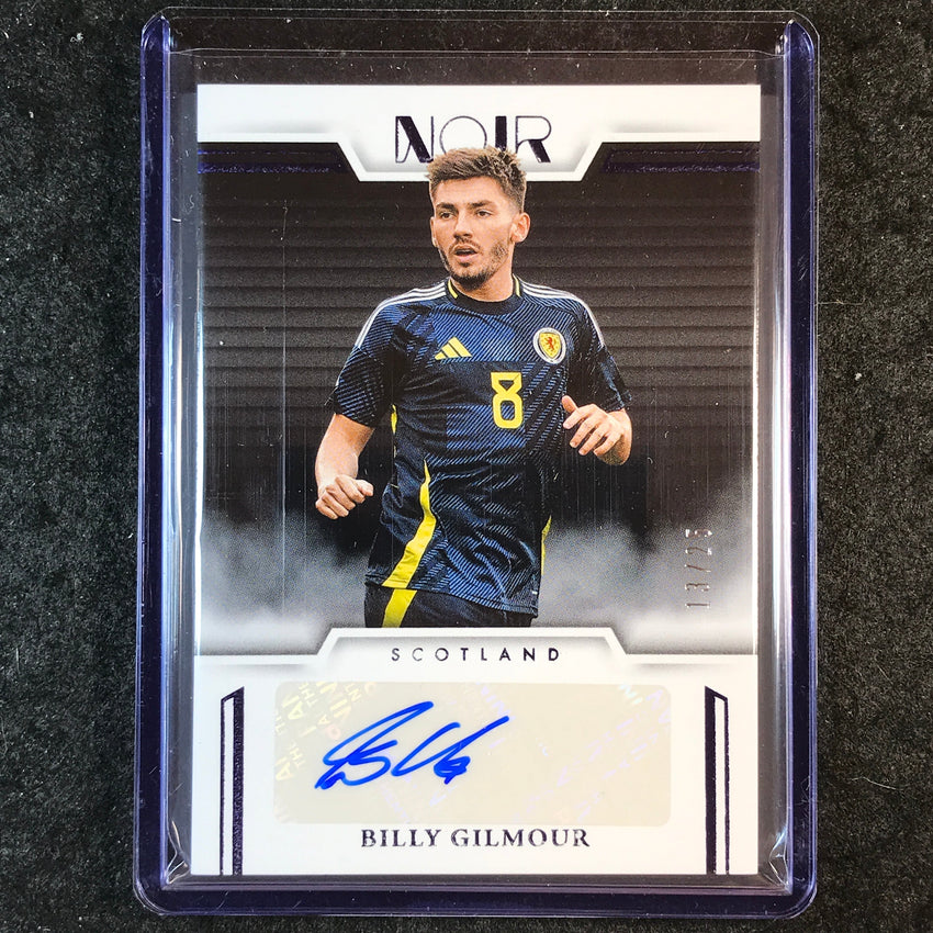 2025-26 Noir Road to FIFA World Cup BILLY GILMOUR Color Auto Blue 13/25