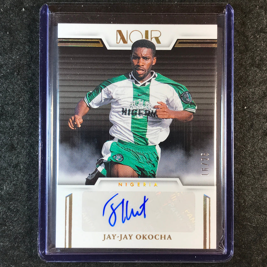 2025-26 Noir Road to FIFA World Cup JAY-JAY OKOCHA Color Auto Gold 16/25
