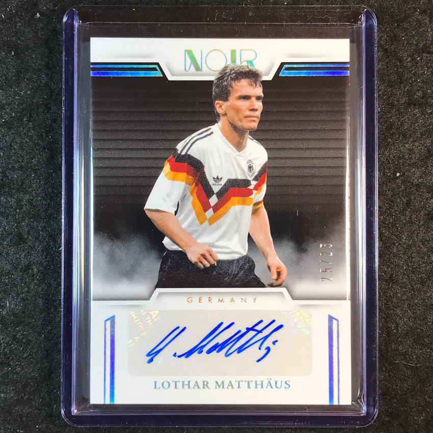 2025-26 Noir Road to FIFA World Cup LOTHAR MATTHAUS Color Auto Silver 25/25