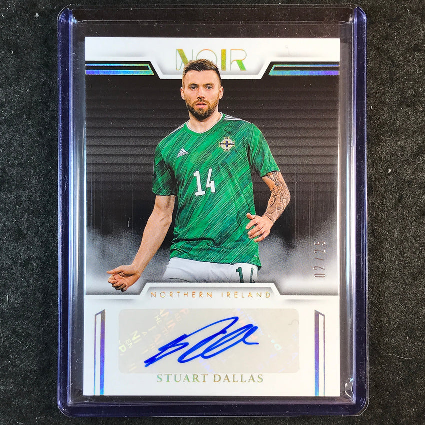 2025-26 Noir Road to FIFA World Cup STUART DALLAS Color Auto Gold 2/25