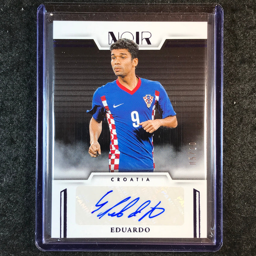 2025-26 Noir Road to FIFA World Cup EDUARDO Color Auto Blue 5/10