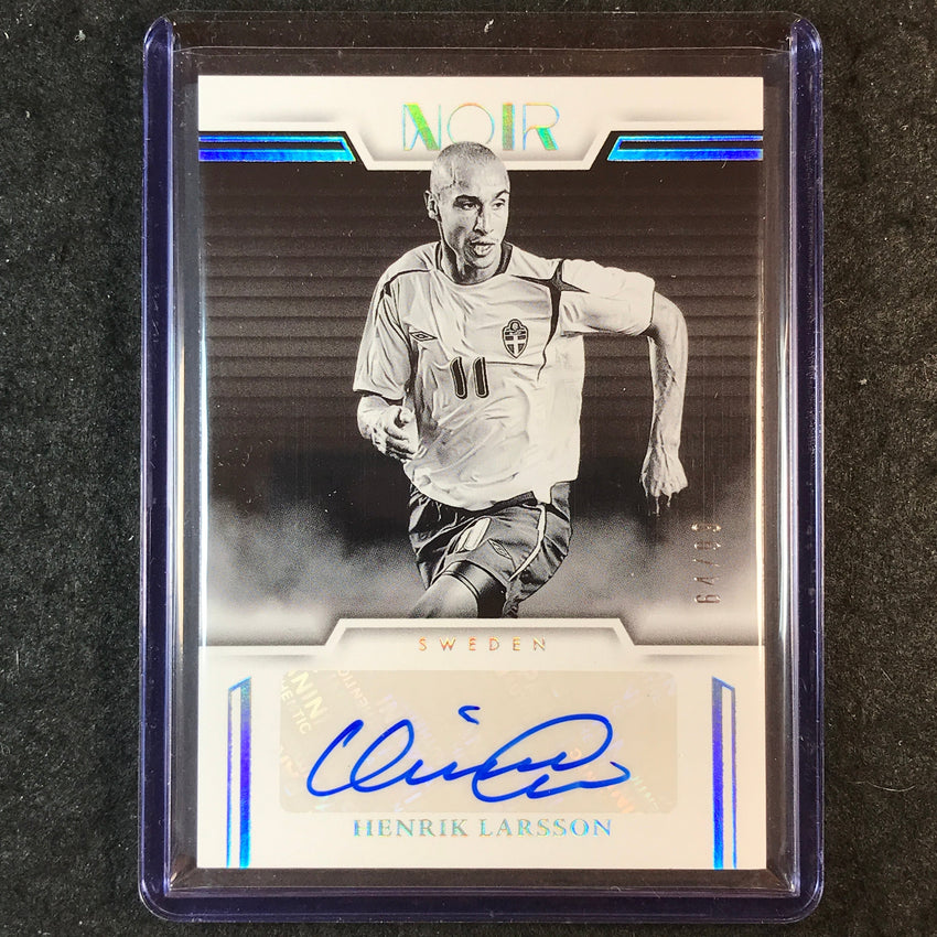 2025-26 Noir Road to World Cup HENRIK LARSSON Black & White Auto Silver 64/99