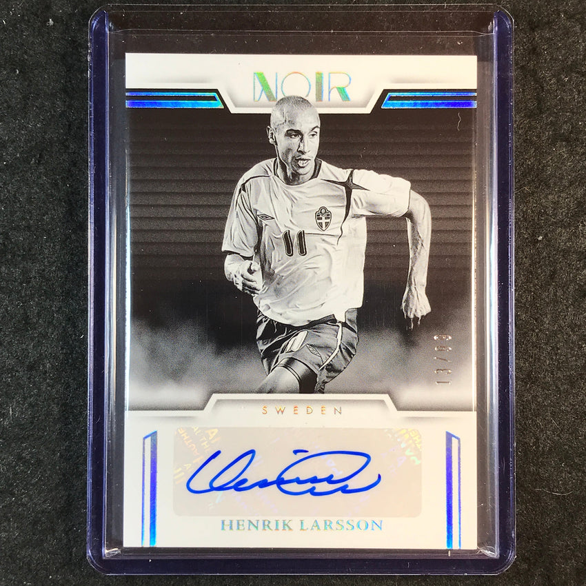 2025-26 Noir Road to World Cup HENRIK LARSSON Black & White Auto Silver 13/99