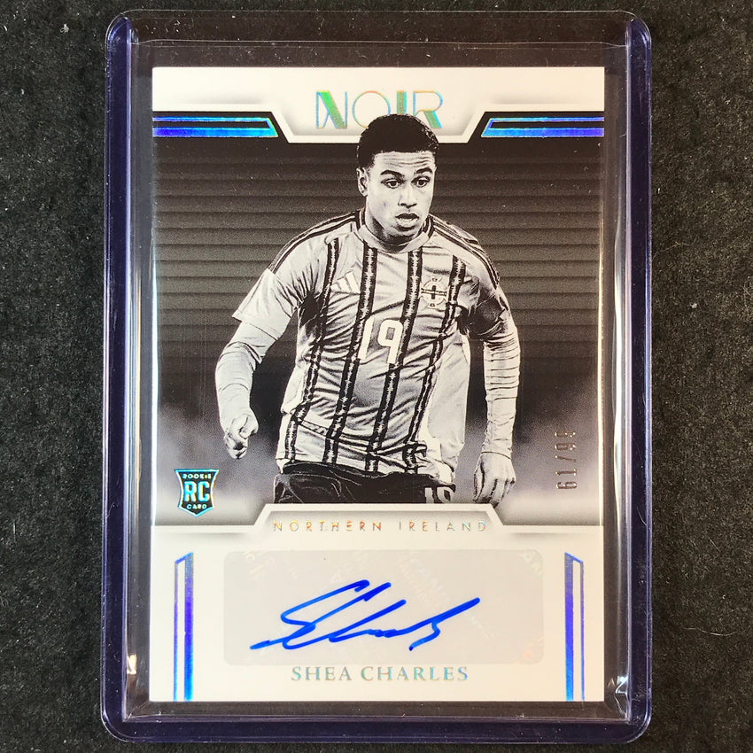 2025-26 Noir Road to World Cup SHEA CHARLES Black White Rookie Auto Silver 61/99