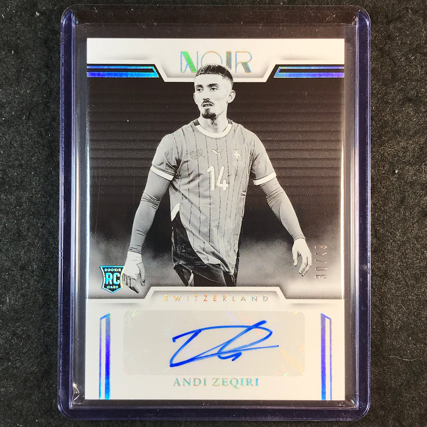 2025-26 Noir Road to World Cup ANDI ZEQIRI Black White Rookie Auto Silver 30/49