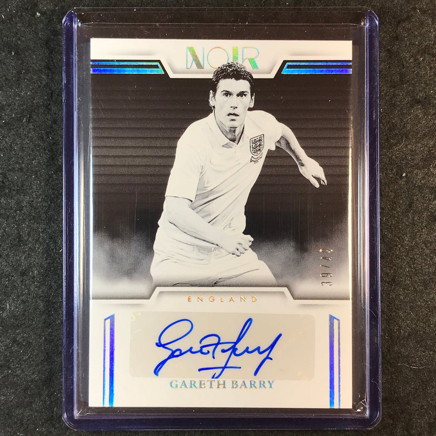 2025-26 Noir Road to FIFA World Cup GARETH BARRY Black & White Auto Silver 39/49