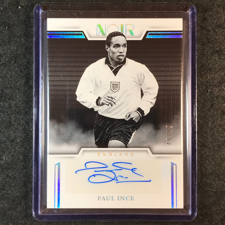 2025-26 Noir Road to FIFA World Cup PAUL INCE Black & White Auto Silver 45/49