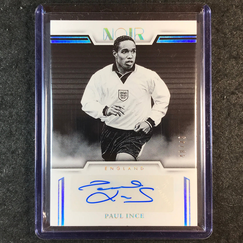 2025-26 Noir Road to FIFA World Cup PAUL INCE Black & White Auto Silver 48/49