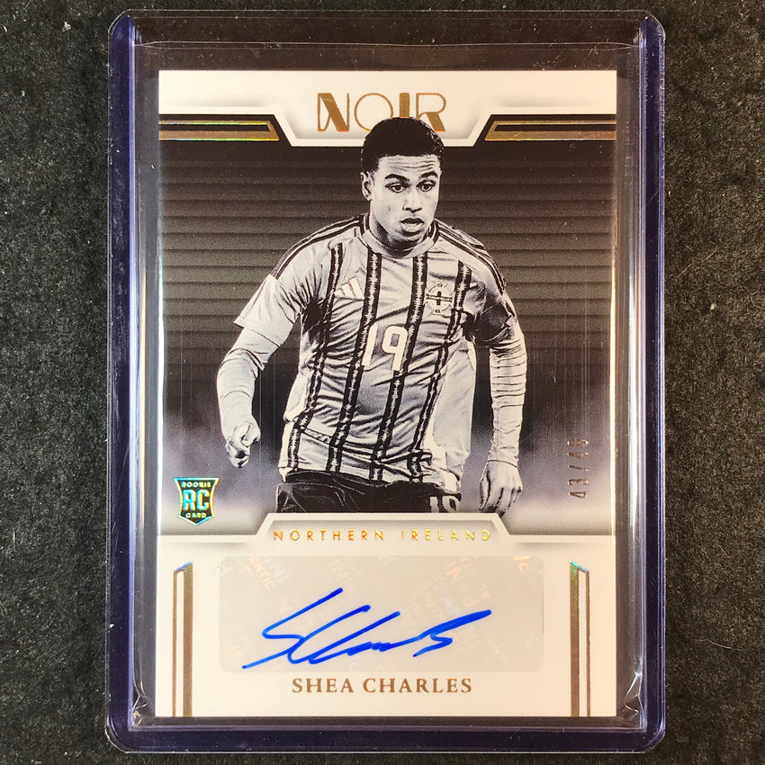 2025-26 Noir Road to World Cup SHEA CHARLES Black & White Rookie Auto Gold 43/49
