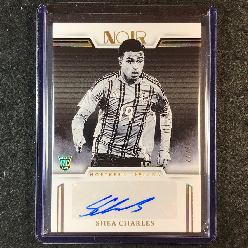 2025-26 Noir Road to World Cup SHEA CHARLES Black & White Rookie Auto Gold 44/49