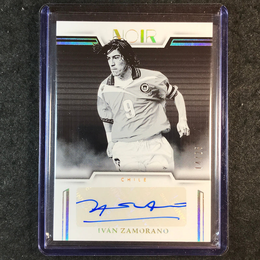 2025-26 Noir Road to FIFA World Cup IVAN ZAMORANO Black & White Auto Gold 14/25