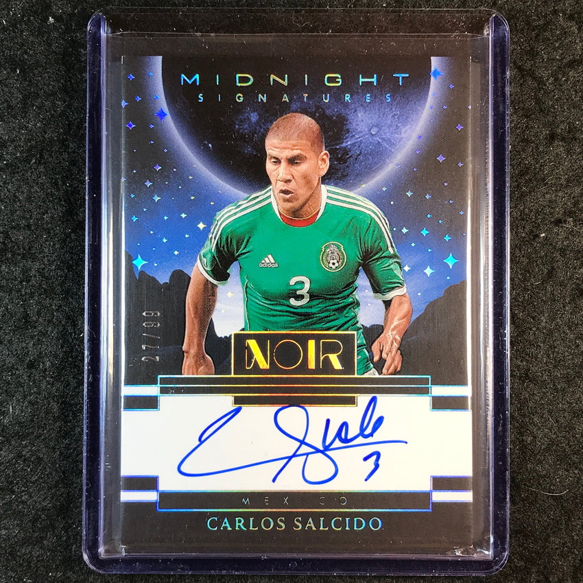 2025-26 Noir Road to World Cup CARLOS SALCIDO Midnight Signatures Auto 27/99