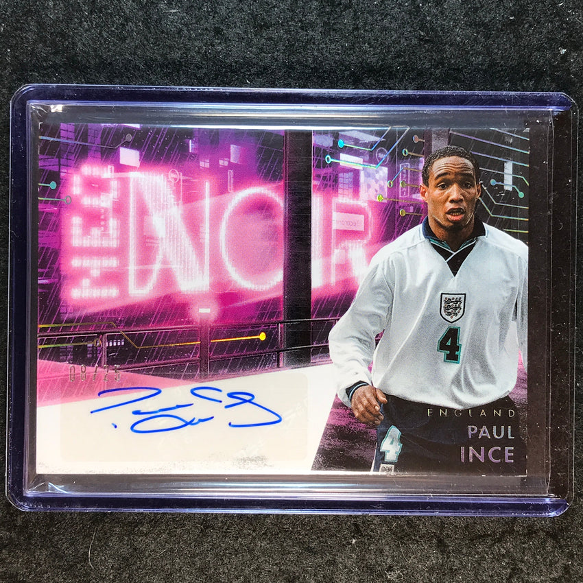 2025-26 Noir Road to FIFA World Cup PAUL INCE NEONoir Signatures Auto Gold 8/25