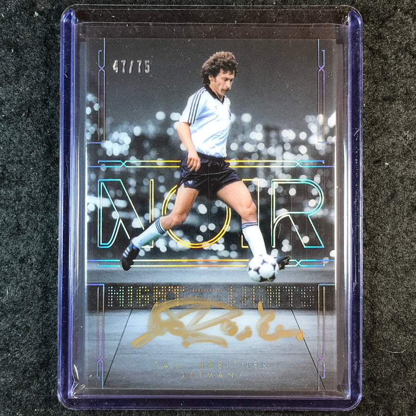 2025-26 Noir Road to FIFA World Cup PAUL BREITNER Night Lights Auto 47/75