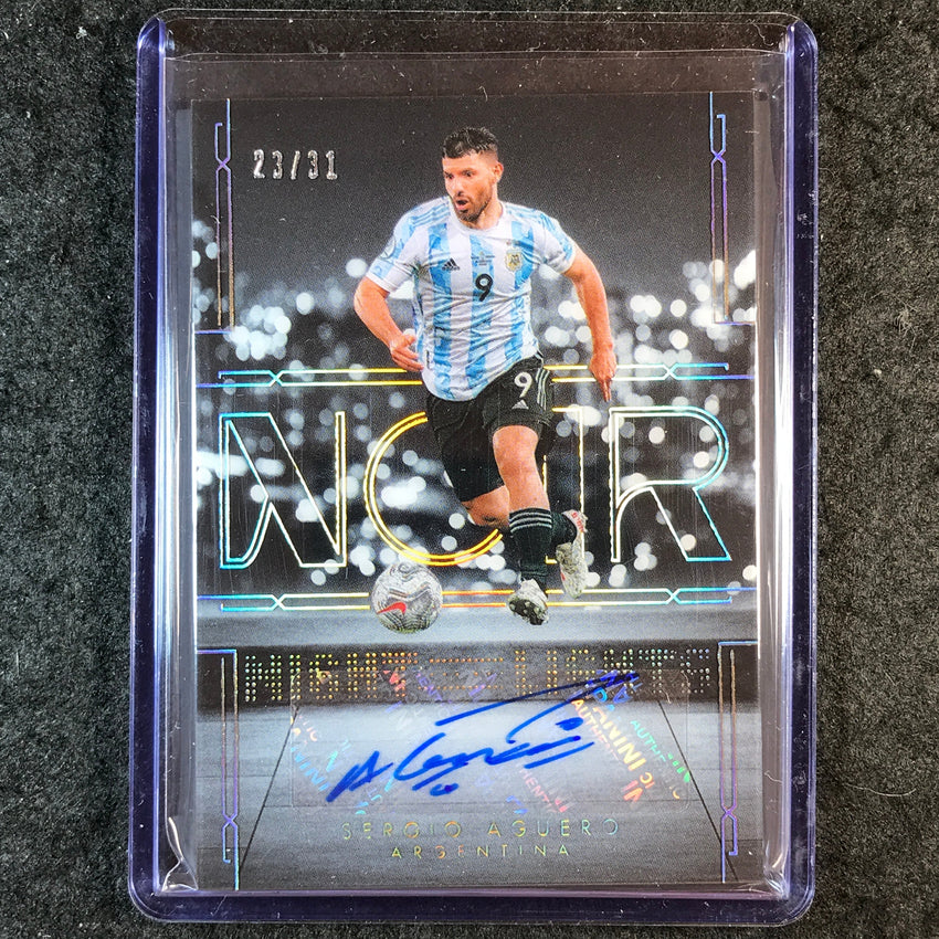 2025-26 Noir Road to FIFA World Cup SERGIO AGUERO Night Lights Auto 23/31