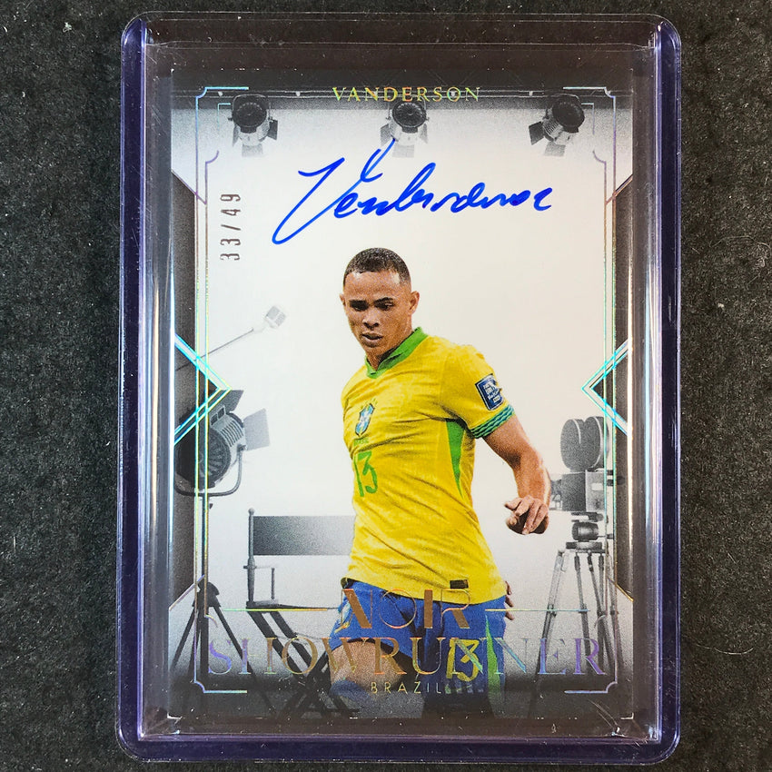 2025-26 Noir Road to World Cup VANDERSON Showrunner Signatures Auto Gold 33/49