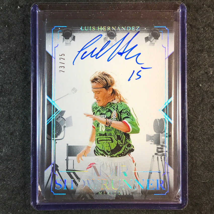 2025-26 Noir Road to World Cup LUIS HERNANDEZ Showrunner Signatures Auto 23/25
