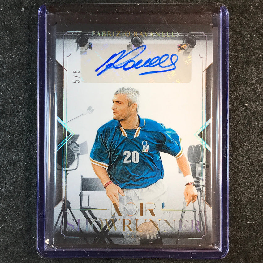 2025-26 Noir Road to World Cup FABRIZIO RAVANELLI Showrunner Auto Gold 5/5