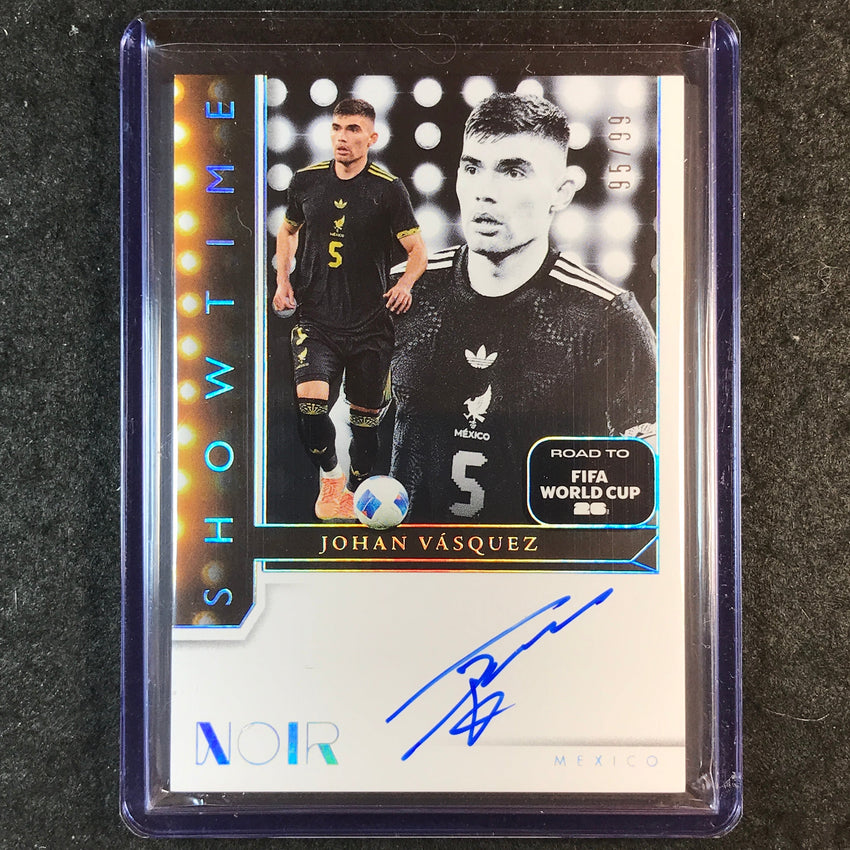 2025-26 Noir Road to FIFA World Cup JOHAN VASQUEZ Showtime Signatures Auto 95/99