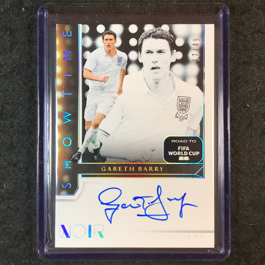 2025-26 Noir Road to FIFA World Cup GARETH BARRY Showtime Signatures Auto 17/49