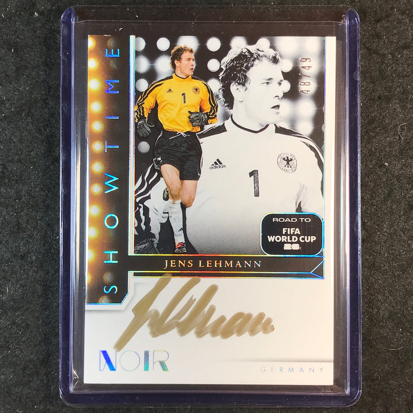 2025-26 Noir Road to FIFA World Cup JENS LEHMANN Showtime Signatures Auto 48/49
