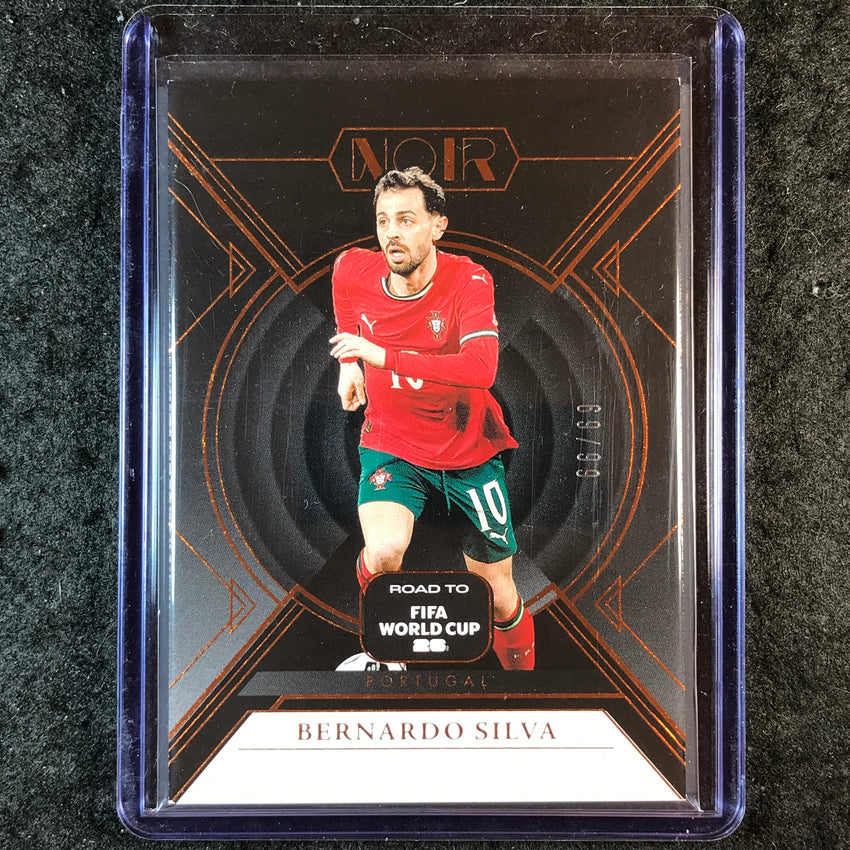 2025-26 Noir Road to FIFA World Cup BERNARDO SILVA Base Bronze 69/99 #91