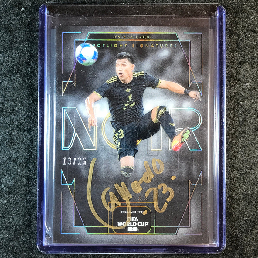 2025-26 Noir Road to World Cup JESUS GALLARDO Spotlight Signatures Auto 13/25