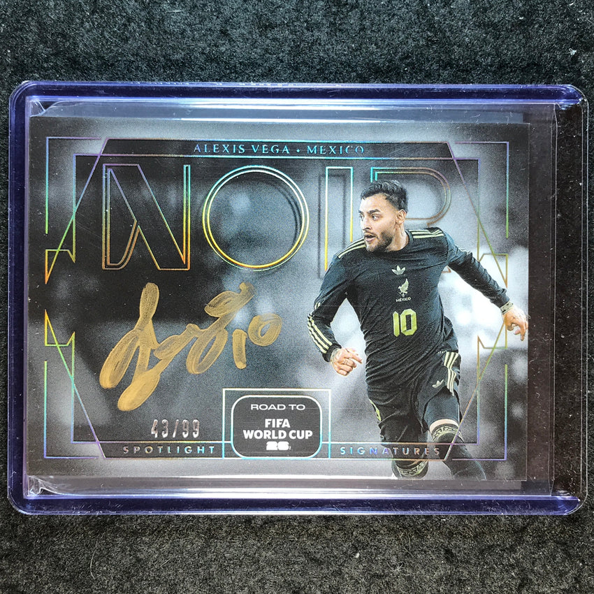 2025-26 Noir Road to FIFA World Cup ALEXIS VEGA Spotlight Signatures Auto 43/99