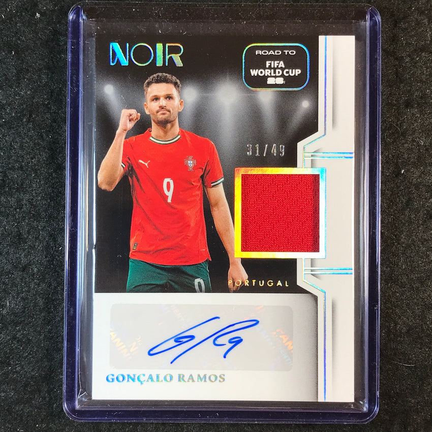 2025-26 Noir Road to FIFA World Cup GONCALO RAMOS Color Auto Memorabilia 31/49