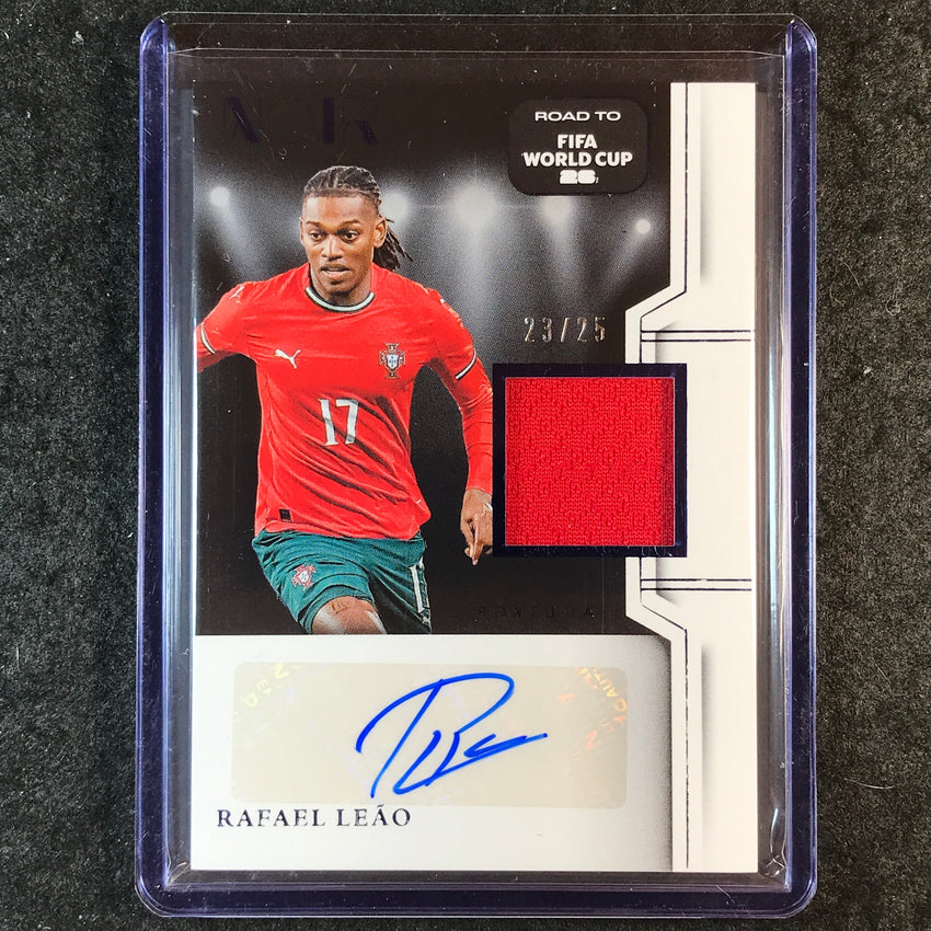 2025-26 Noir Road to World Cup RAFAEL LEAO Color Auto Memorabilia Blue 23/25