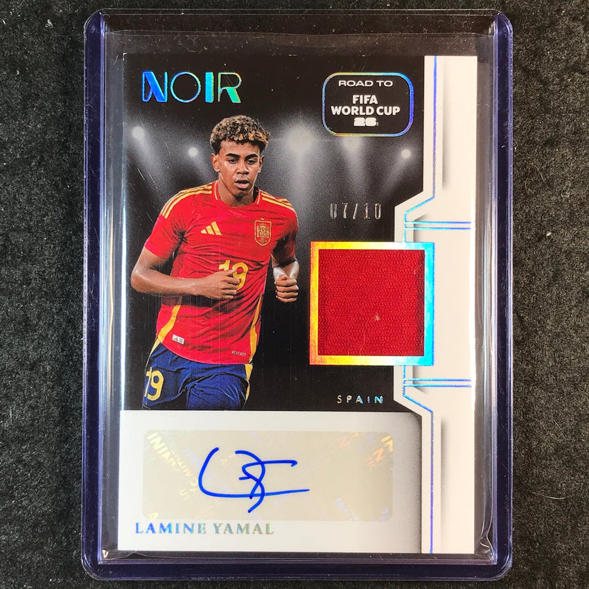 2025-26 Noir Road to FIFA World Cup LAMINE YAMAL Color Auto Memorabilia 7/10
