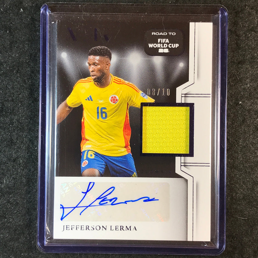 2025-26 Noir Road to World Cup JEFFERSON LERMA Color Auto Memorabilia Blue 8/10