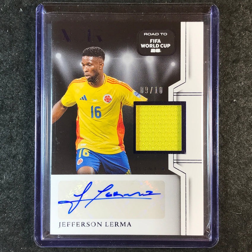 2025-26 Noir Road to World Cup JEFFERSON LERMA Color Auto Memorabilia Blue 9/10