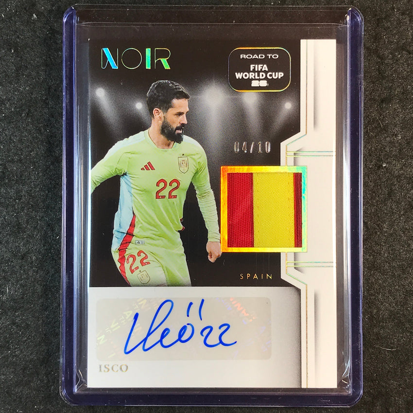 2025-26 Noir Road to FIFA World Cup ISCO Color Auto Memorabilia Gold 4/10