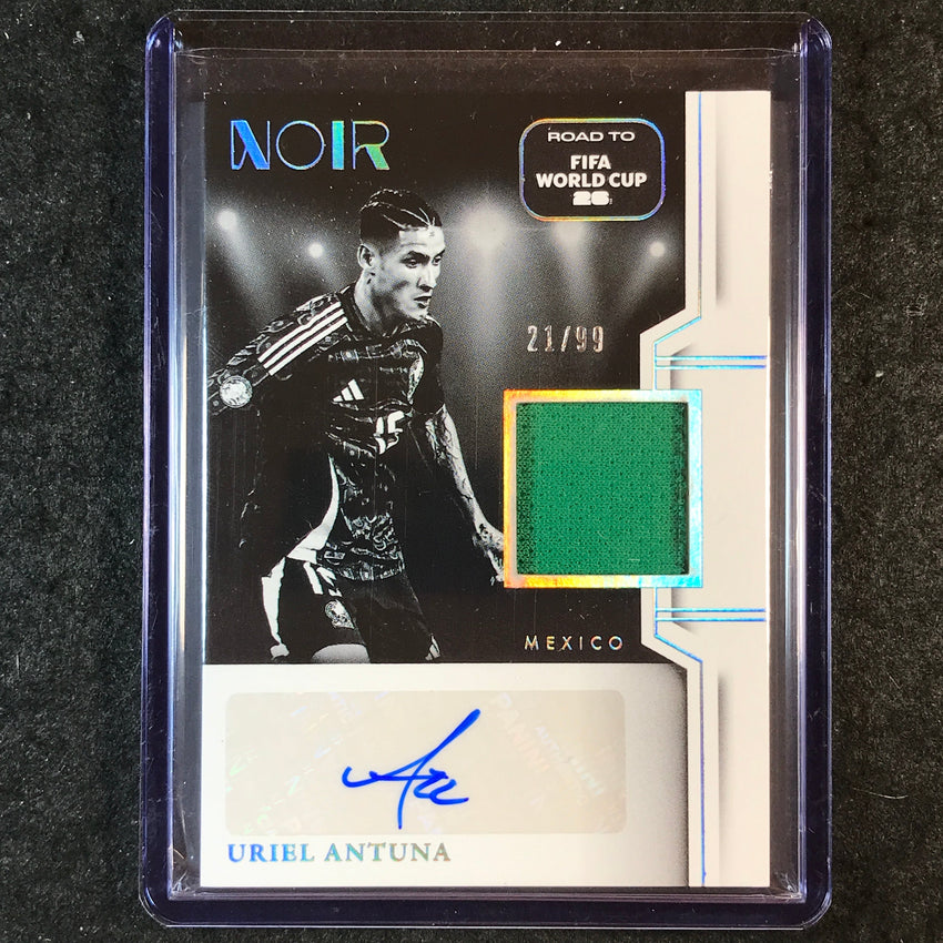 2025-26 Noir Road to World Cup URIEL ANTUNA Black & White Auto Memorabilia 21/99