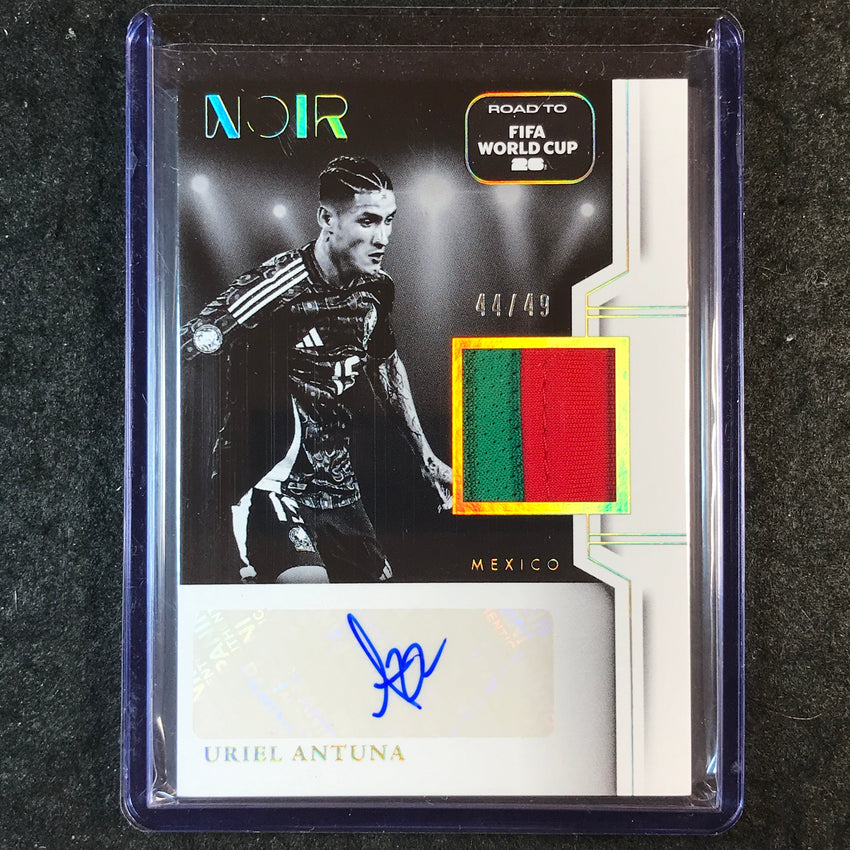 2025-26 Noir Road to World Cup URIEL ANTUNA Black & White Auto Jersey Gold 44/49