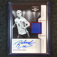 2025-26 Noir Road to World Cup RICHARD RIOS Black White Auto Memorabilia Red 4/5