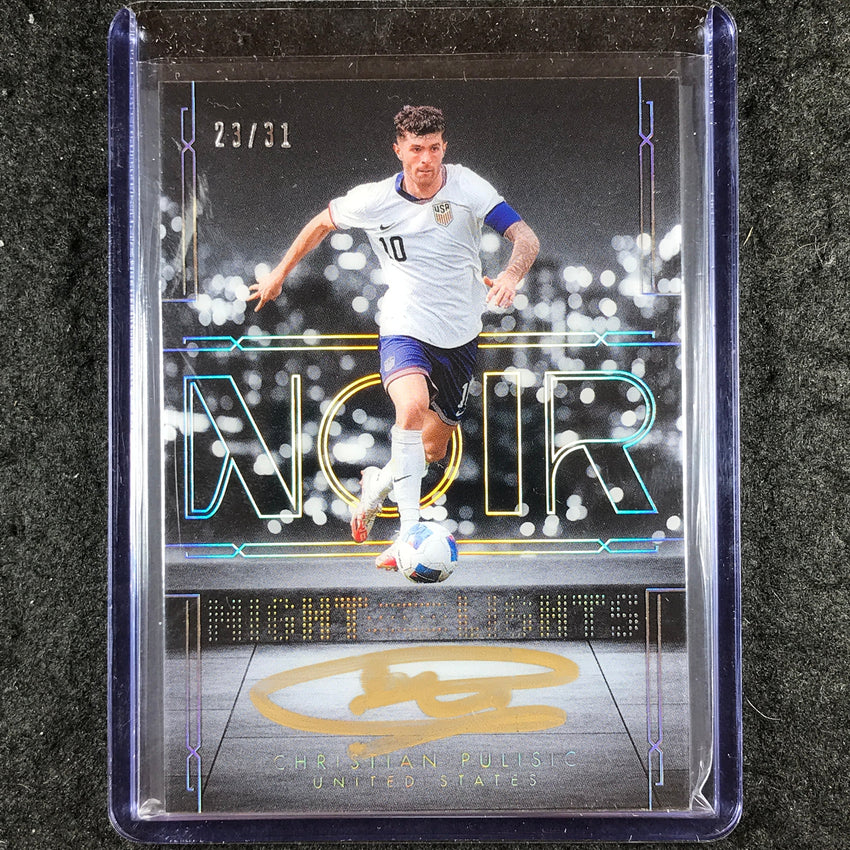 2025-26 Noir Road to World Cup CHRISTIAN PULISIC Night Lights Auto 23/31