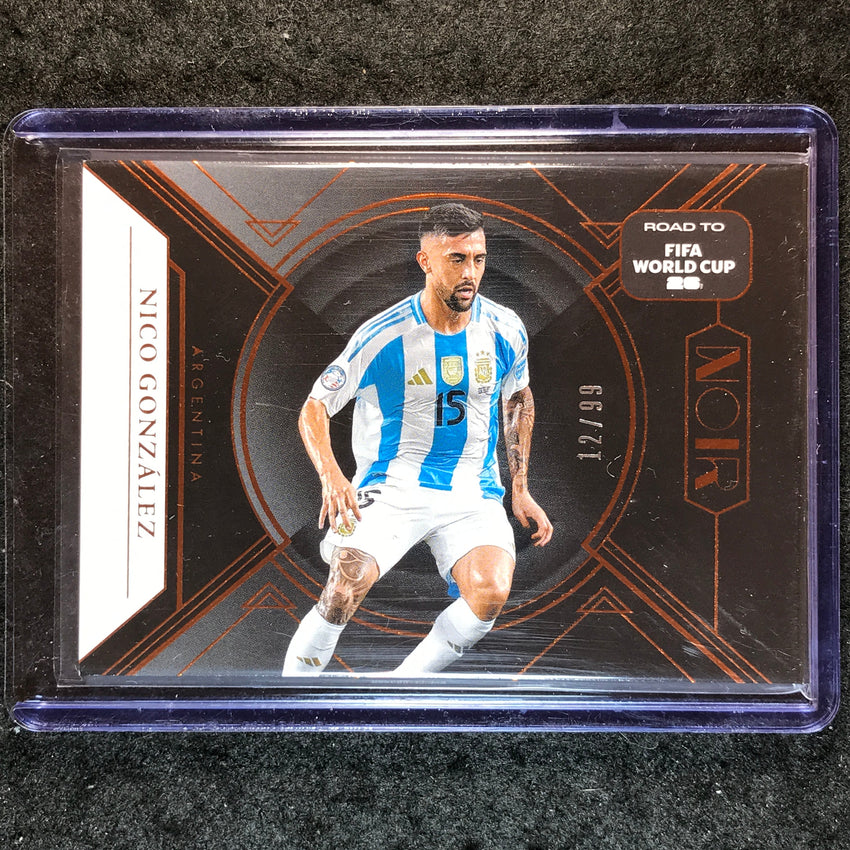 2025-26 Noir Road to FIFA World Cup NICO GONZALEZ Base Bronze 12/99 #105