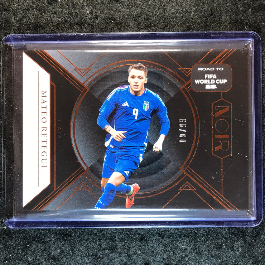 2025-26 Noir Road to FIFA World Cup MATEO RETEGUI Base Bronze 9/99 #116