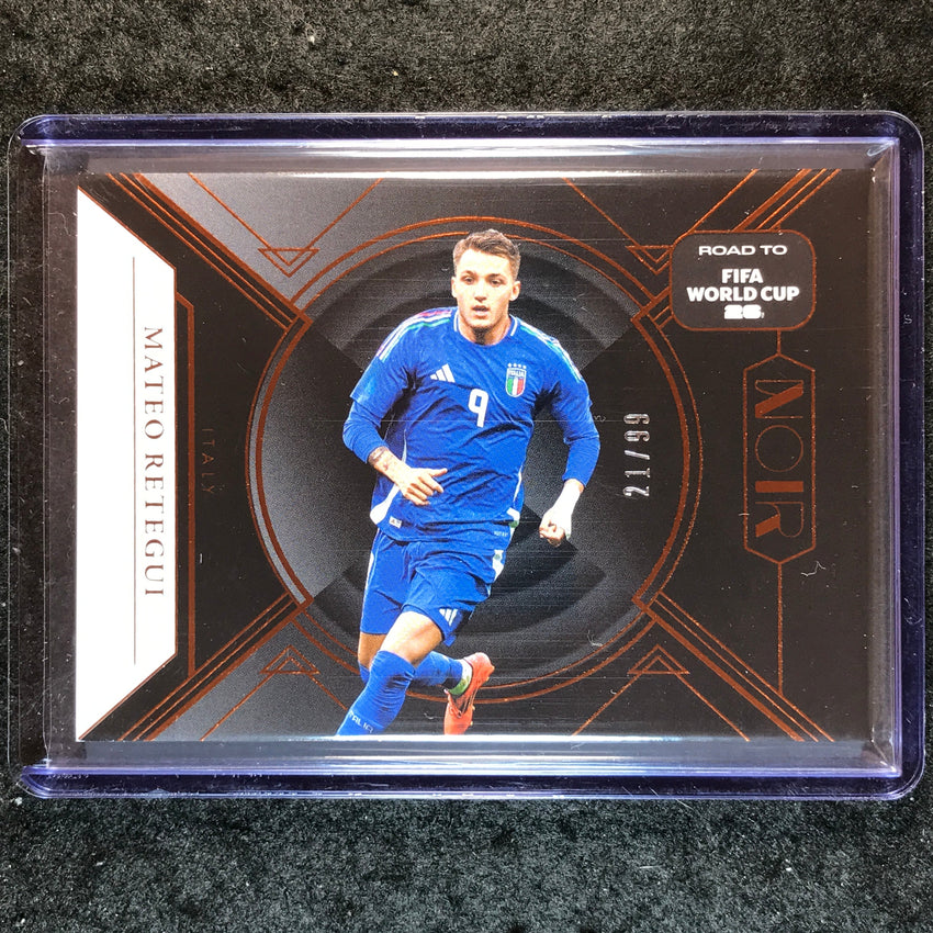 2025-26 Noir Road to FIFA World Cup MATEO RETEGUI Base Bronze 21/99 #116