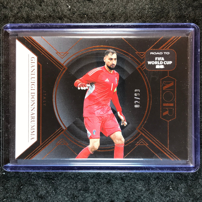 2025-26 Noir Road to FIFA World Cup GIANLUIGI DONNARUMMA Base Bronze 2/99 #117