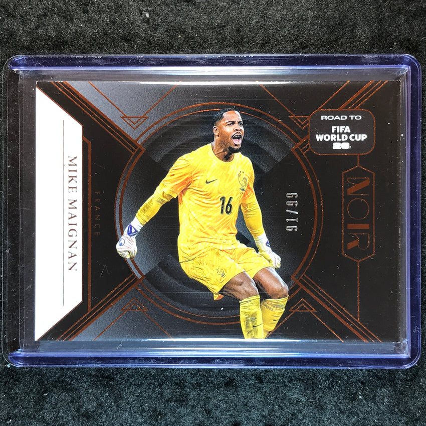 2025-26 Noir Road to FIFA World Cup MIKE MAIGNAN Base Bronze 91/99 #129