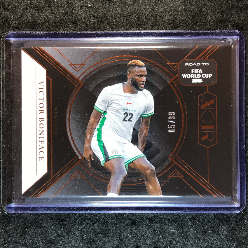 2025-26 Noir Road to FIFA World Cup VICTOR BONIFACE Base Bronze 5/99 #136