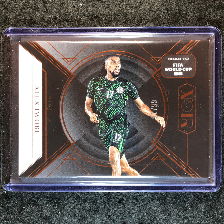 2025-26 Noir Road to FIFA World Cup ALEX IWOBI Base Bronze 91/99 #137