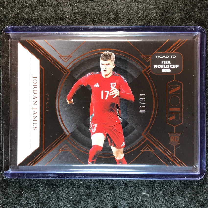 2025-26 Noir Road to FIFA World Cup JORDAN JAMES Rookie Base Bronze 6/99 #139