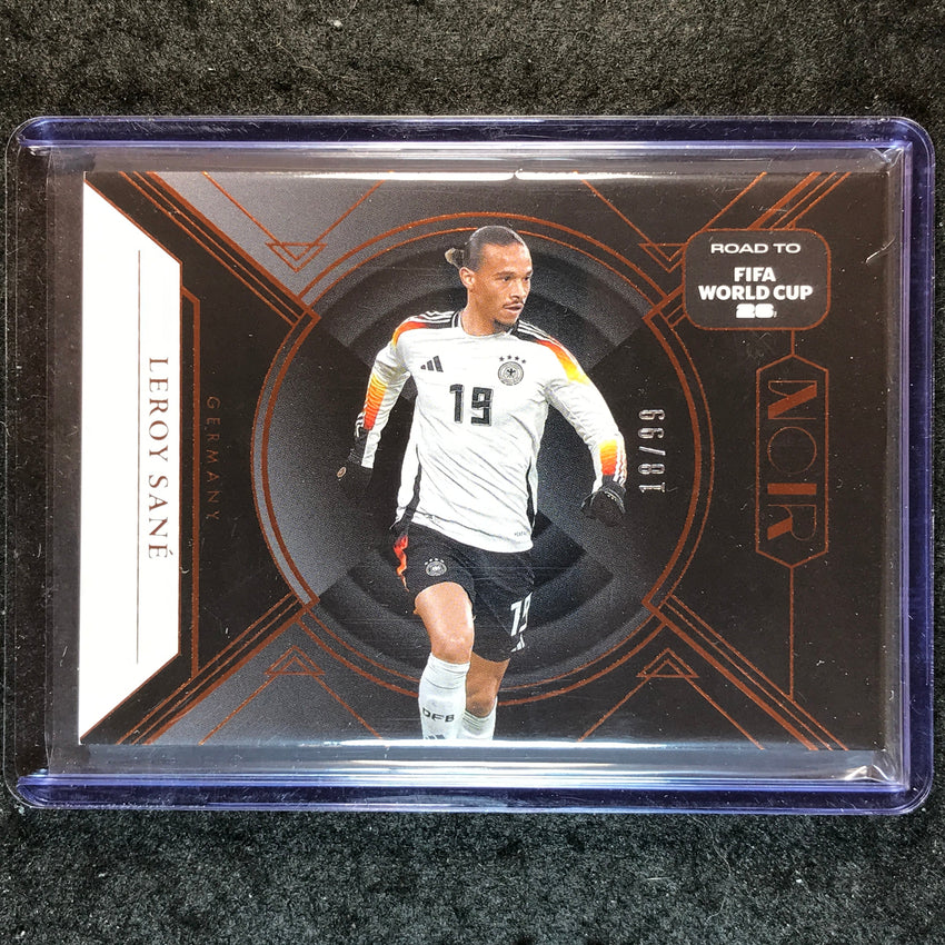 2025-26 Noir Road to FIFA World Cup LEROY SANE Base Bronze 18/99 #177