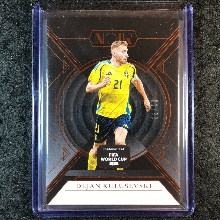 2025-26 Noir Road to FIFA World Cup DEJAN KULUSEVSKI Base Bronze 31/99 #14